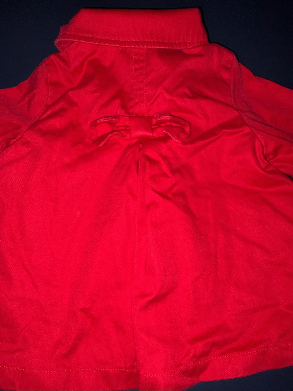 GAP Bright Red Girls' Flared Pea Coat